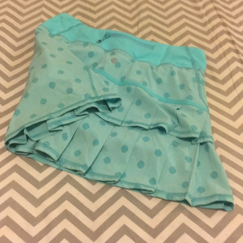 Lululemon tennis yoga skort blue size 4 tall